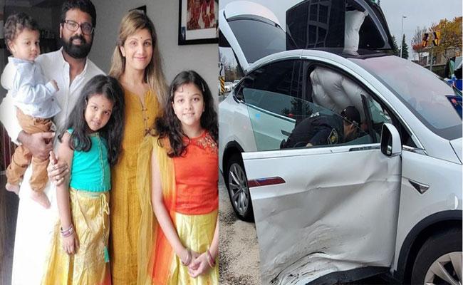 Rambha meets with a car accident, daughter Sasha hospitalised for treatment - Sakshi Post
