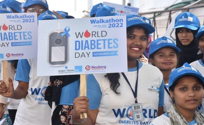MaxiVision Organizes Diabetic Retinopathy Awareness Rally on World Diabetes Day - Sakshi Post