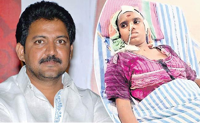 Gannavaram MLA Vallabhaneni Vamsi Turns Saviour For Poor Woman - Sakshi Post