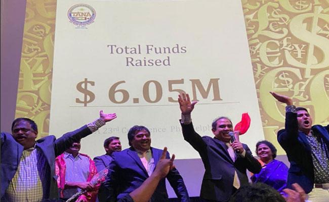 TANA Sets Historic Fundraising Record With 6.15 Million Dollars In Donations - Sakshi Post