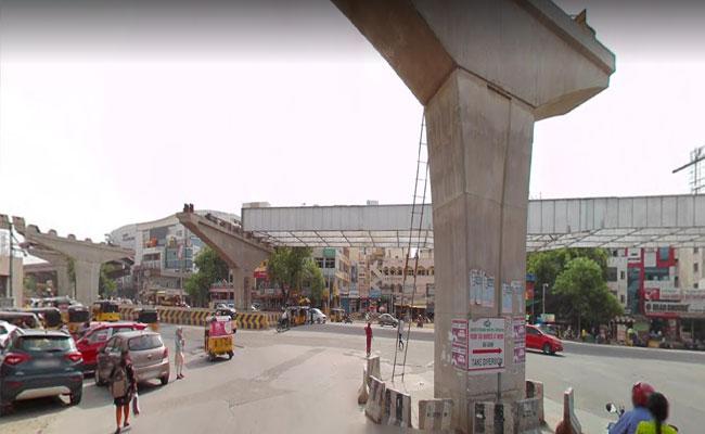 Kothaguda Junction | Image Source Google Map Street View Traffic restrictions due to road works at Kothaguda Junction - Sakshi Post