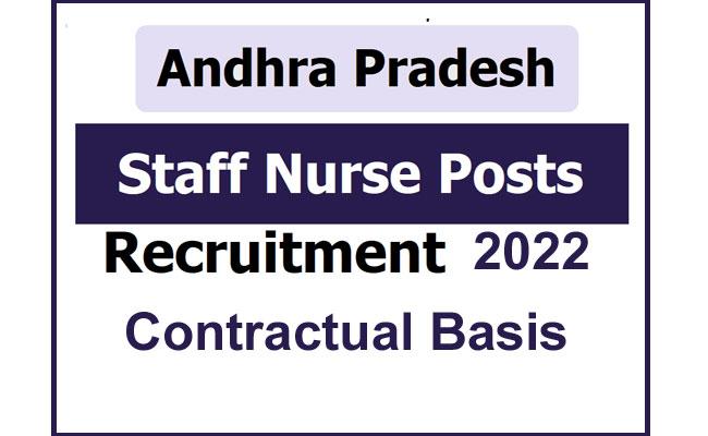 AP Staff Nurse Recruitment 2022: 957 Contract Posts Announced, Check  Last Date For Application - Sakshi Post