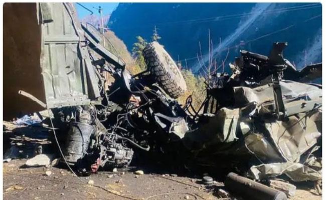 16 jawans killed as Army truck falls into gorge in Sikkim; ‘Pained,’: Rajnath Singh - Sakshi Post