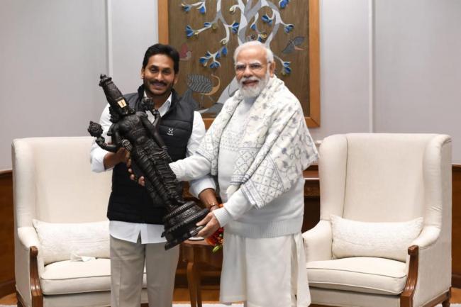 AP CM YS Jagan Meets PM Modi in New Delhi  - Sakshi Post