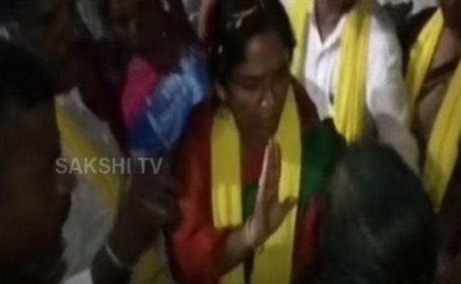 TDP Leader Paritala Sunitha Misbehavior With Dalit Woman - Sakshi Post