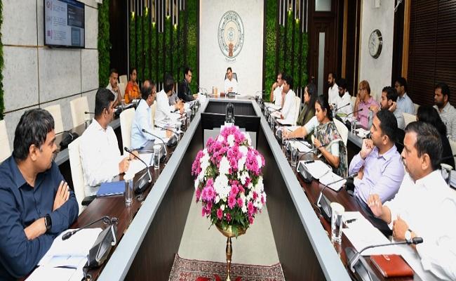 AP CM YS Jagan held a review meeting with officials of the education department. APCMYSJagan - Sakshi Post