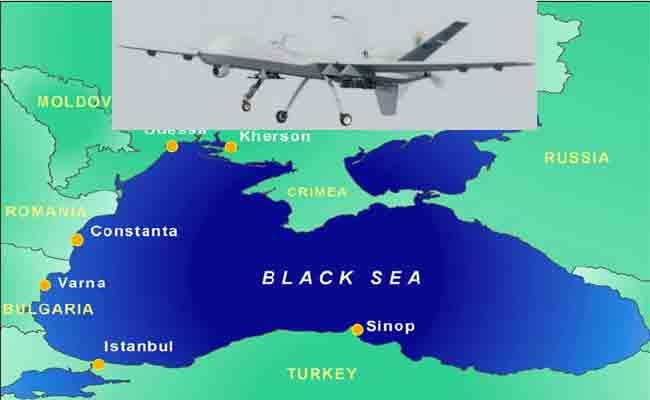 Russian Jet Intercepts US Drone Over Black Sea - Sakshi Post