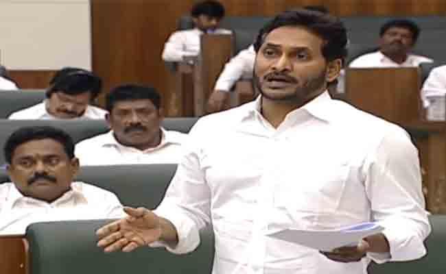AP CM YS Jagan in the Assembly today AP Assembly: Resolution To Include Boya, Valmiki in ST, Dalit Christians in SC lists - Sakshi Post