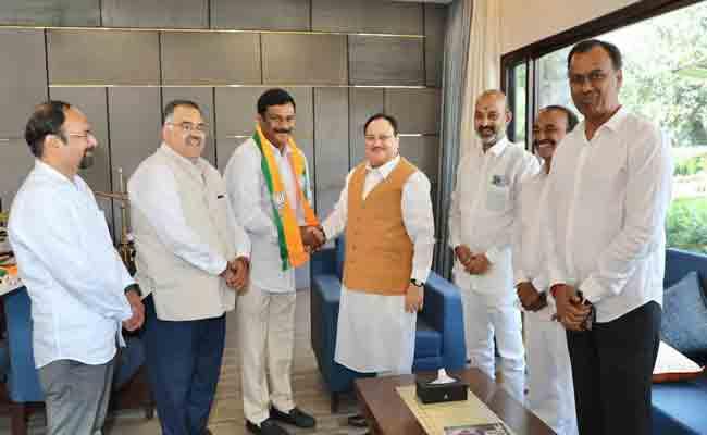 Alleti Maheshwar Reddy Joins BJP In The Presence Of Nadda - Sakshi Post