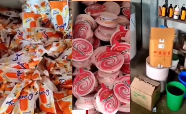 SOT Police Raids On Ice Cream Godown At Chandanagar, Attapur In Hyderabad - Sakshi Post