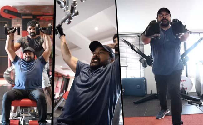 chiranjeevi-workout-video-viral - Sakshi Post