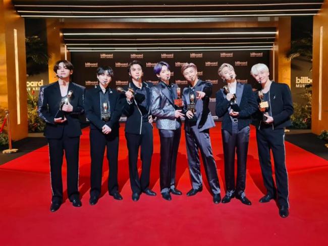 All the way from Korea for Billboard Music Awards 2021