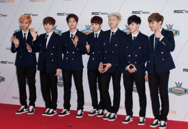 BTS at MBC Show Champion 100th Episode Special