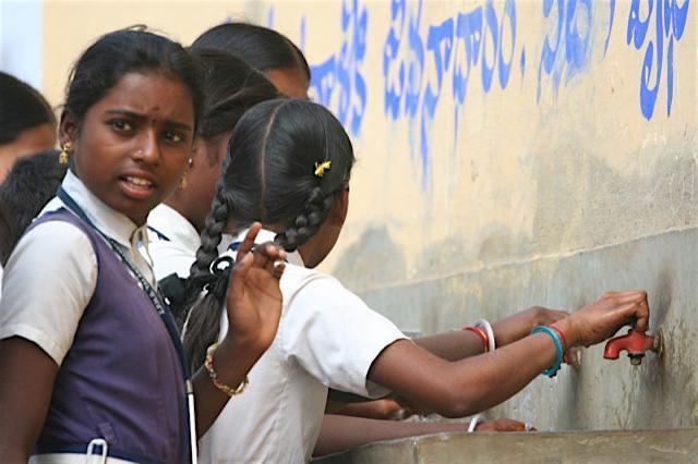 Drinking water facility in the school
