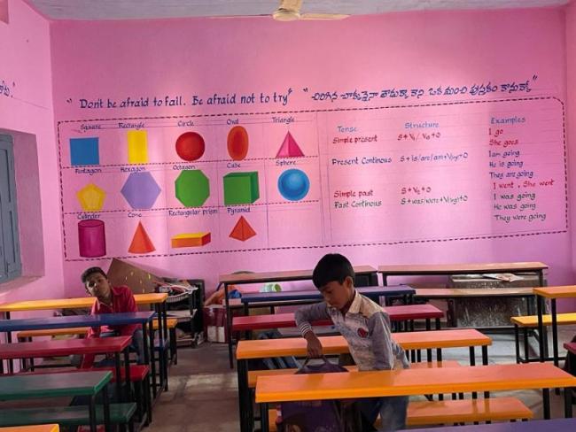 Masaipet primary school visual educational aids