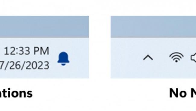 Microsoft to change how notifications appear on Windows 11 Taskbar