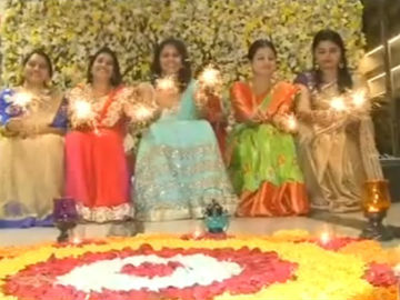 Grand celebration of Diwaali in Telugu states